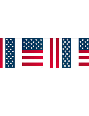 USA 10 -Meter Pennants Garland