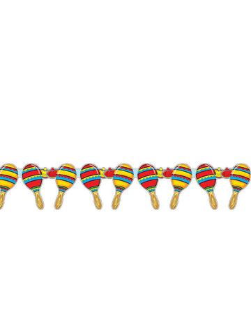 Mexiko maracas garland 3 metre