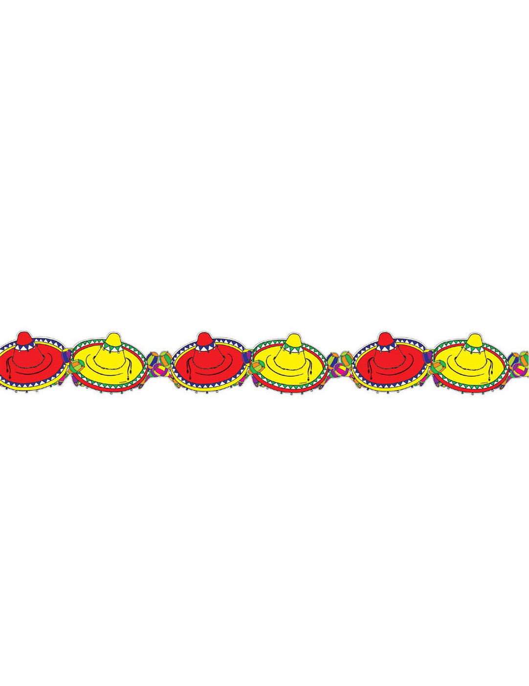 Mexiko papier Garland Sombreros 3 m