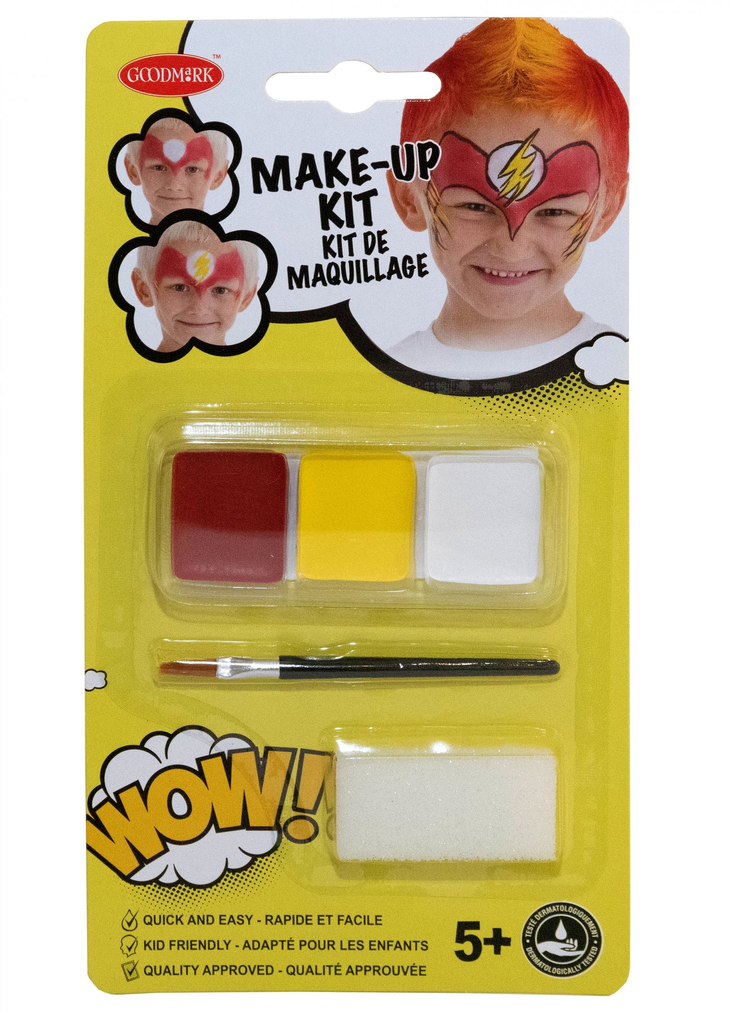 Super Hero Makeup Kit s detskou kefou a špongiou