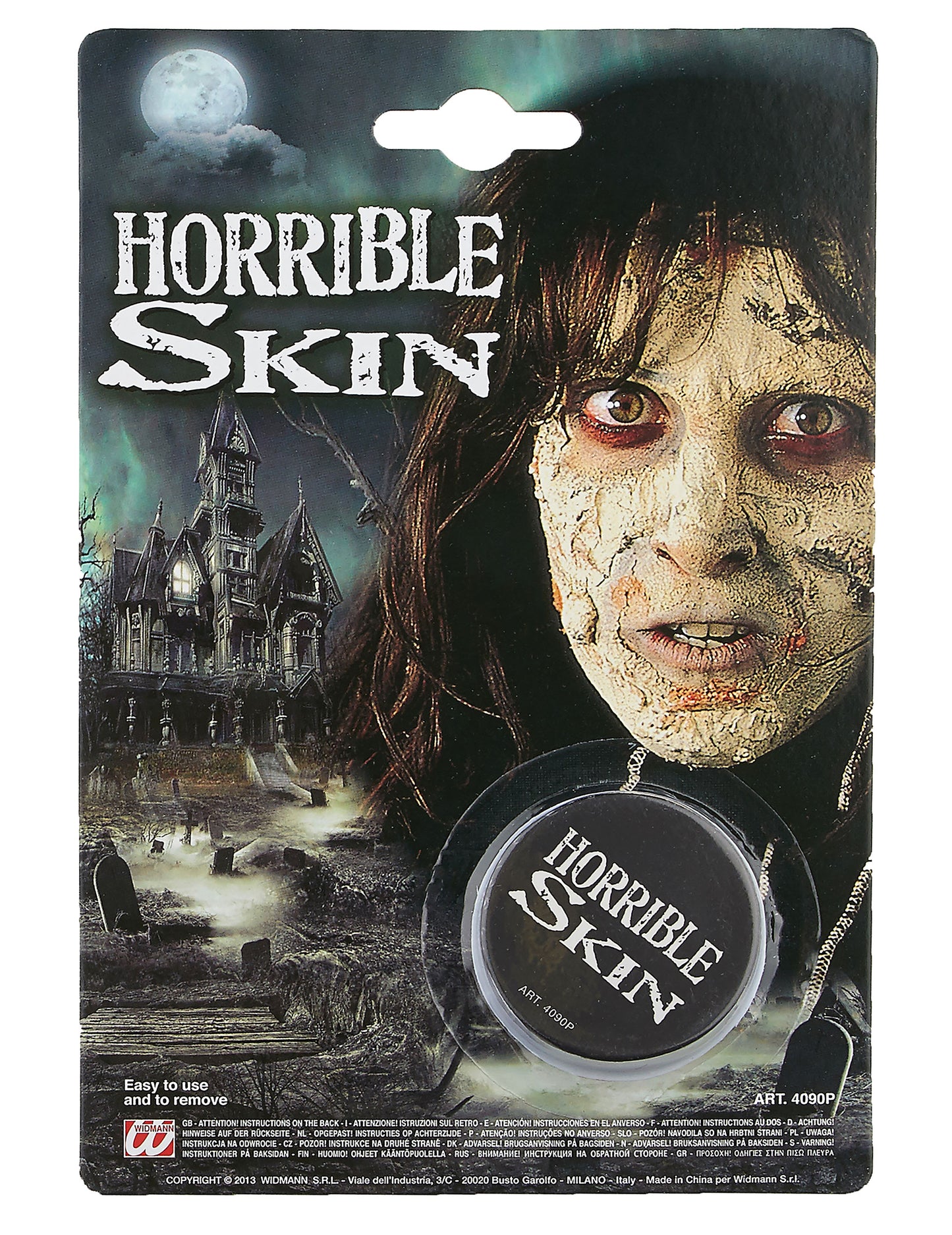 Hrozný kožný make -up 7 ml Halloween