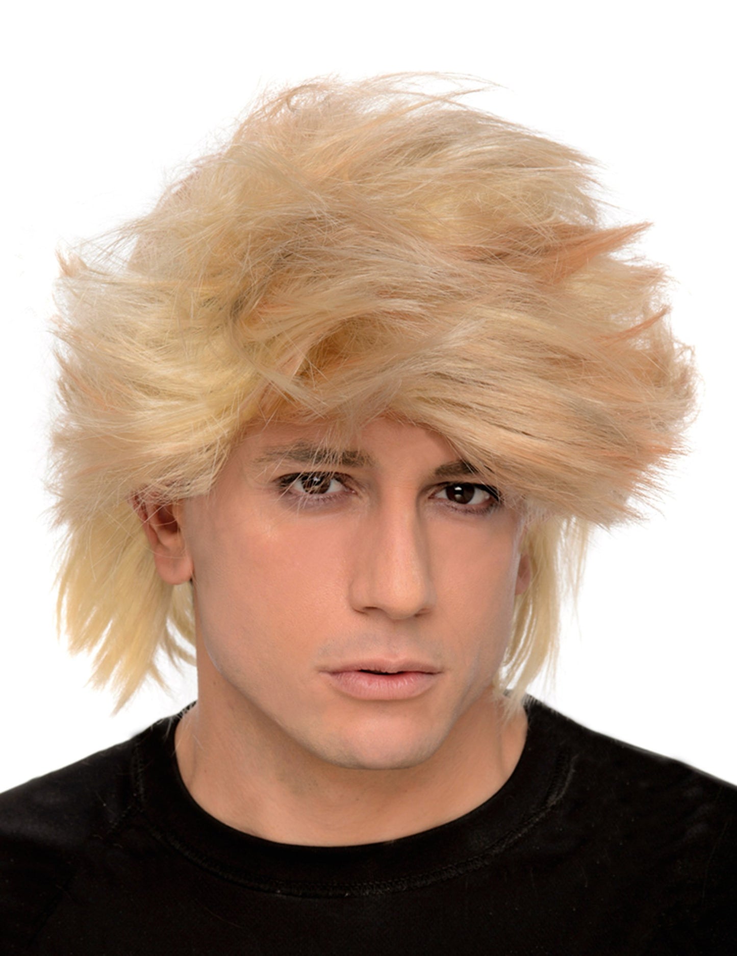 Blond parochňa muž rozcuchaná