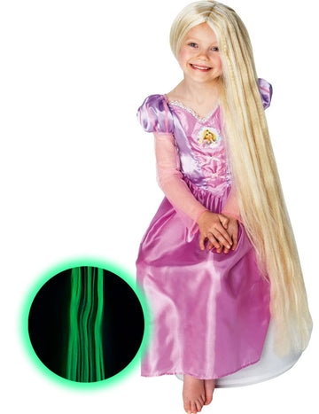 Fosforeskujúca parochňa princezná Rapunzel