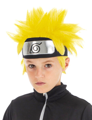 Naruto Shippuden žltá detská parochňa