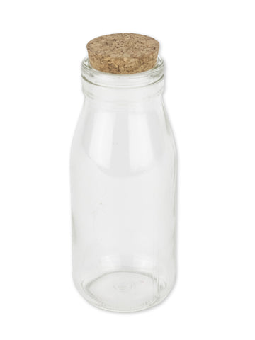 Fľaša na sklenenú fľašu s cukrovinkou so 14,5 cm Cork Cap 250 ml