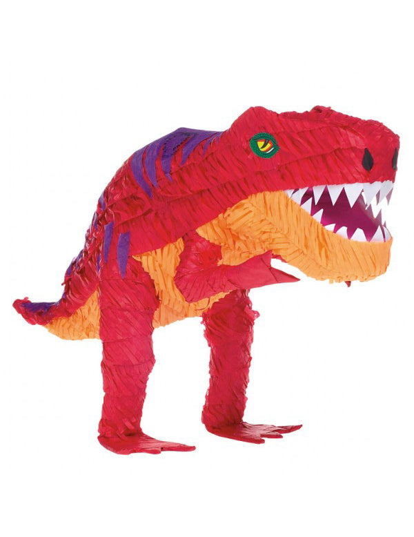 Piñata t-rex červená 58 x 29 x 23 cm