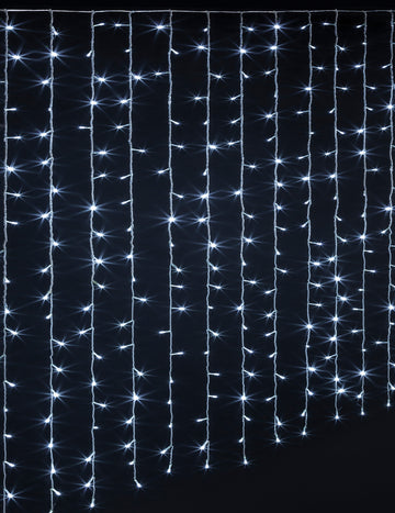 Svetelná vonkajšia opona 150 LED 150 x 90 cm