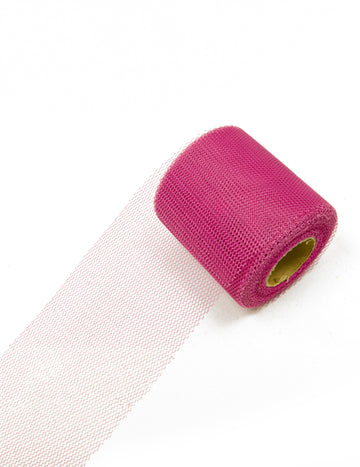 Fuchsia Pink Tulle Roll 20 metrov