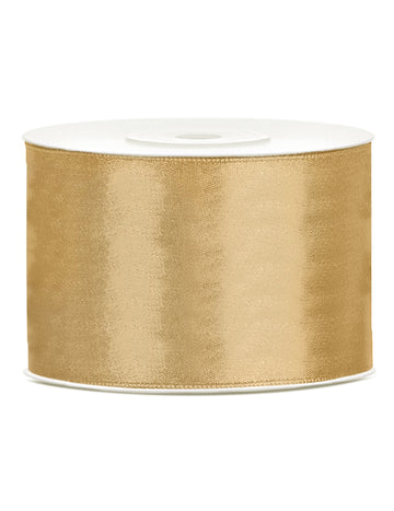 OCRE Golden Satin Ribbon 5 cm x 25 m