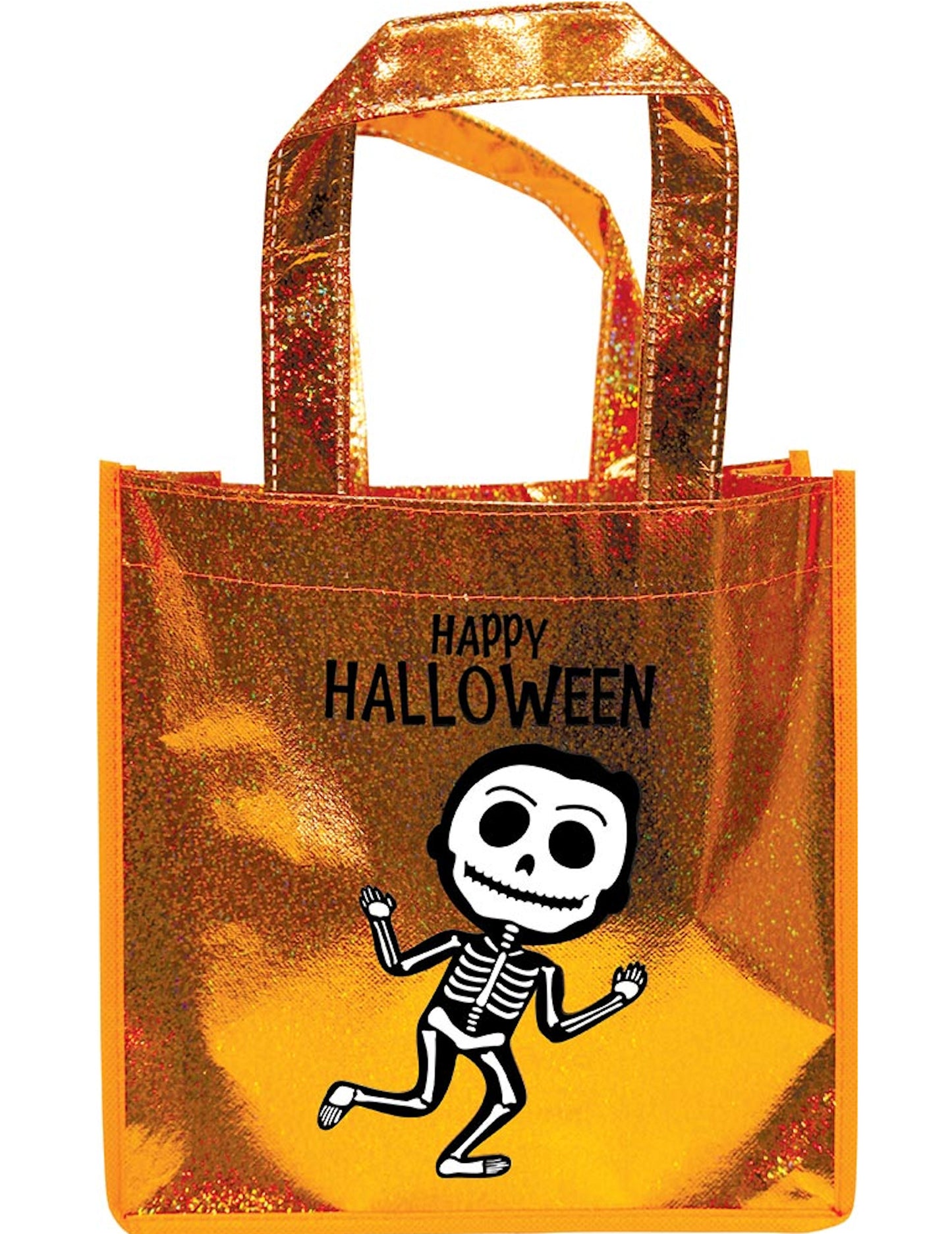 Skeleton Orange Slifined Bag