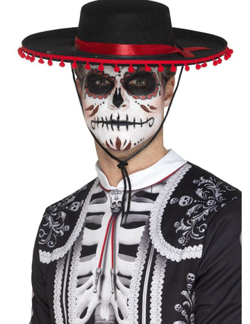 Sombrero Dia de los Muertos dospelých