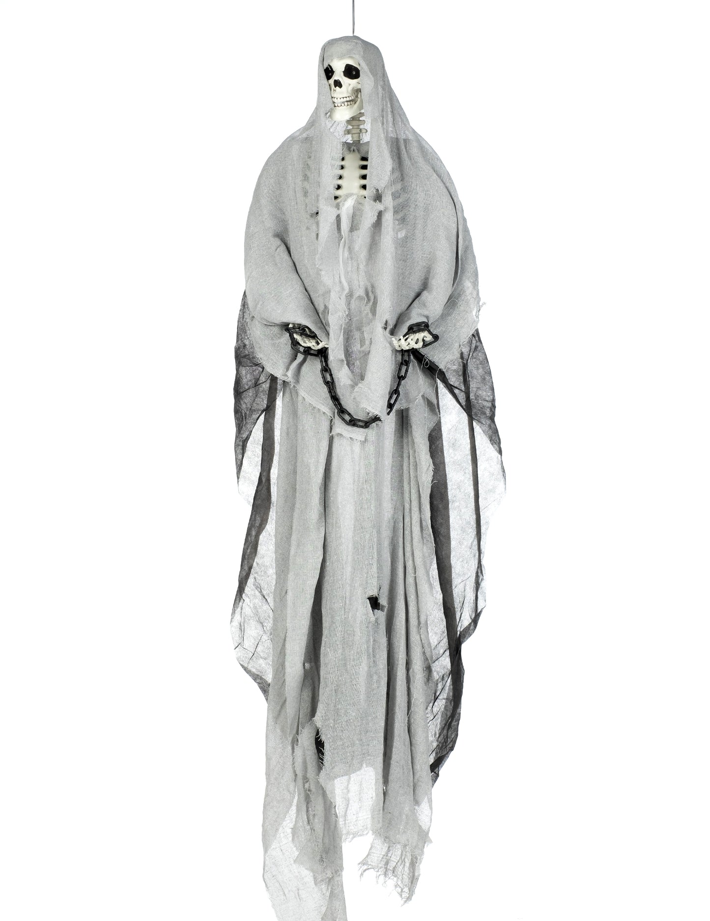 Halloween Grey Hanging Skeleton 180 cm