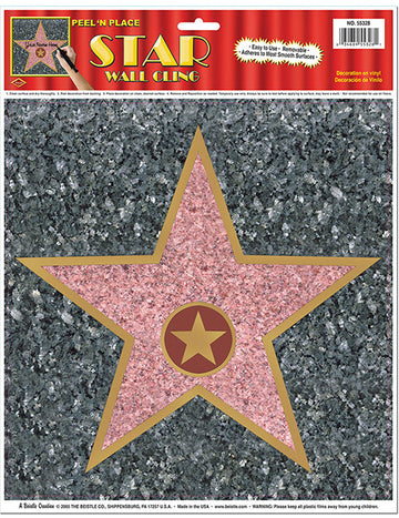 Star Wall Decoration Walk of Fame 27 cm