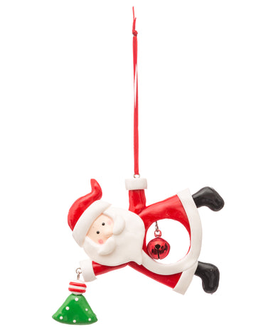 Suspenzia Santa Claus s náhodným modelom Glot 10 cm