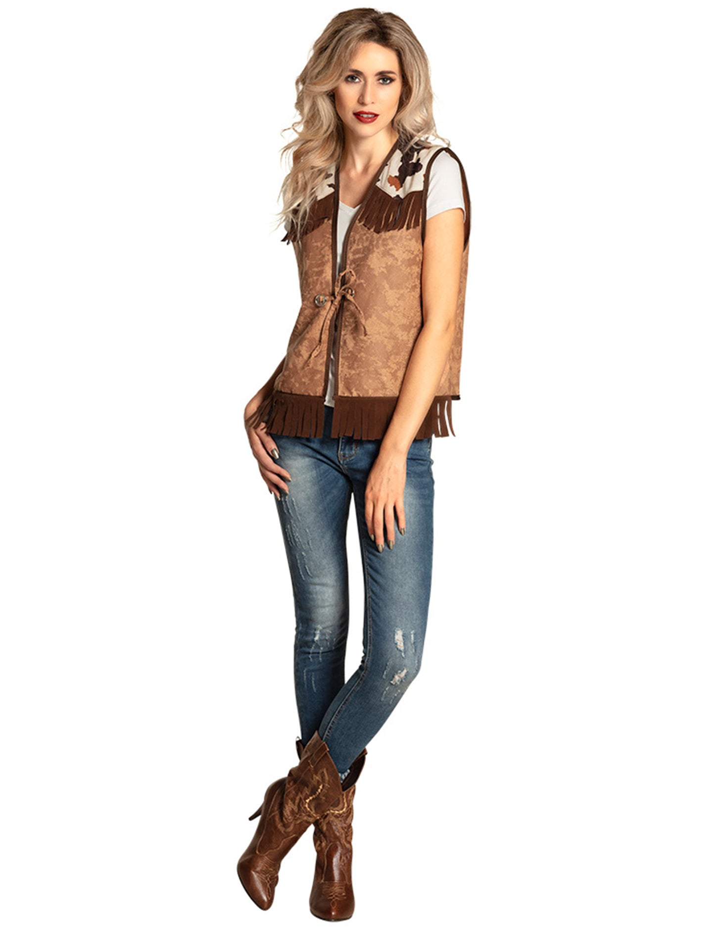 Clear Brown Western Woman bunda